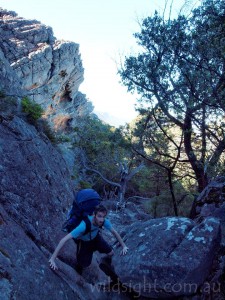 On the climb up Mt Gar