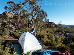 Campsite at Djibalara