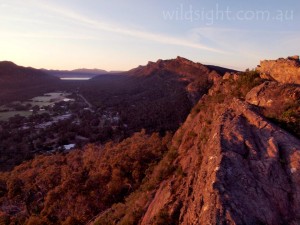 Sunrise over Halls Gap from Chatauqua Peak