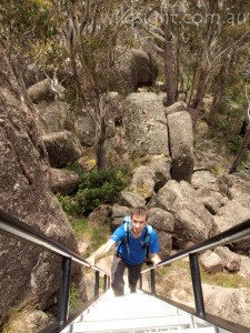 Climbing to Eagle Point