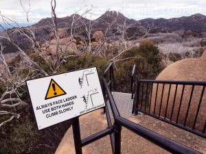 Sign at Mount Dunn