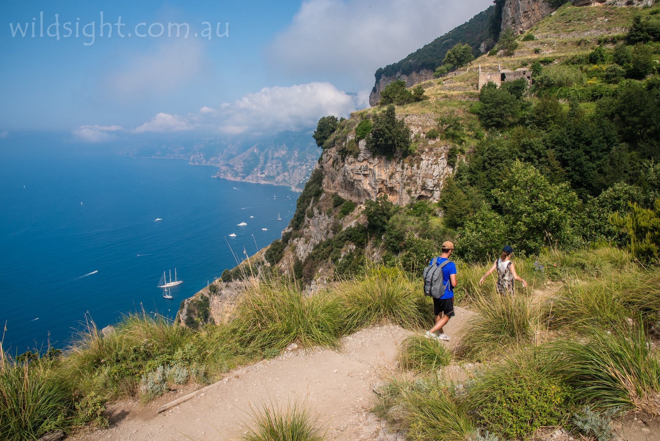 færge væsentligt Mellem Amalfi Coast walking track notes - Wild Sight
