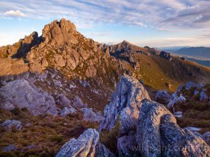 Mount Hayes at sunset