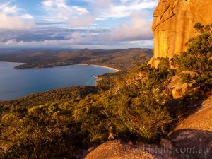 Coles Bay from Mount Amos, Freycinet National Park Tasmania